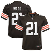 Denzel Ward Cleveland Browns Youth Game Jersey - Brown | Nike online