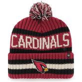 Arizona Cardinals '47 Bering Cuffed Knit Hat with Pom - Cardinal outlet