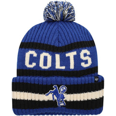 Indianapolis Colts '47 Bering Cuffed Knit Hat with Pom - Royal cheap