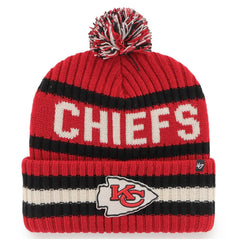 Kansas City Chiefs '47 Bering Cuffed Knit Hat with Pom - Red cheap