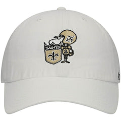 New Orleans Saints '47 Clean Up Adjustable Hat - White for sale