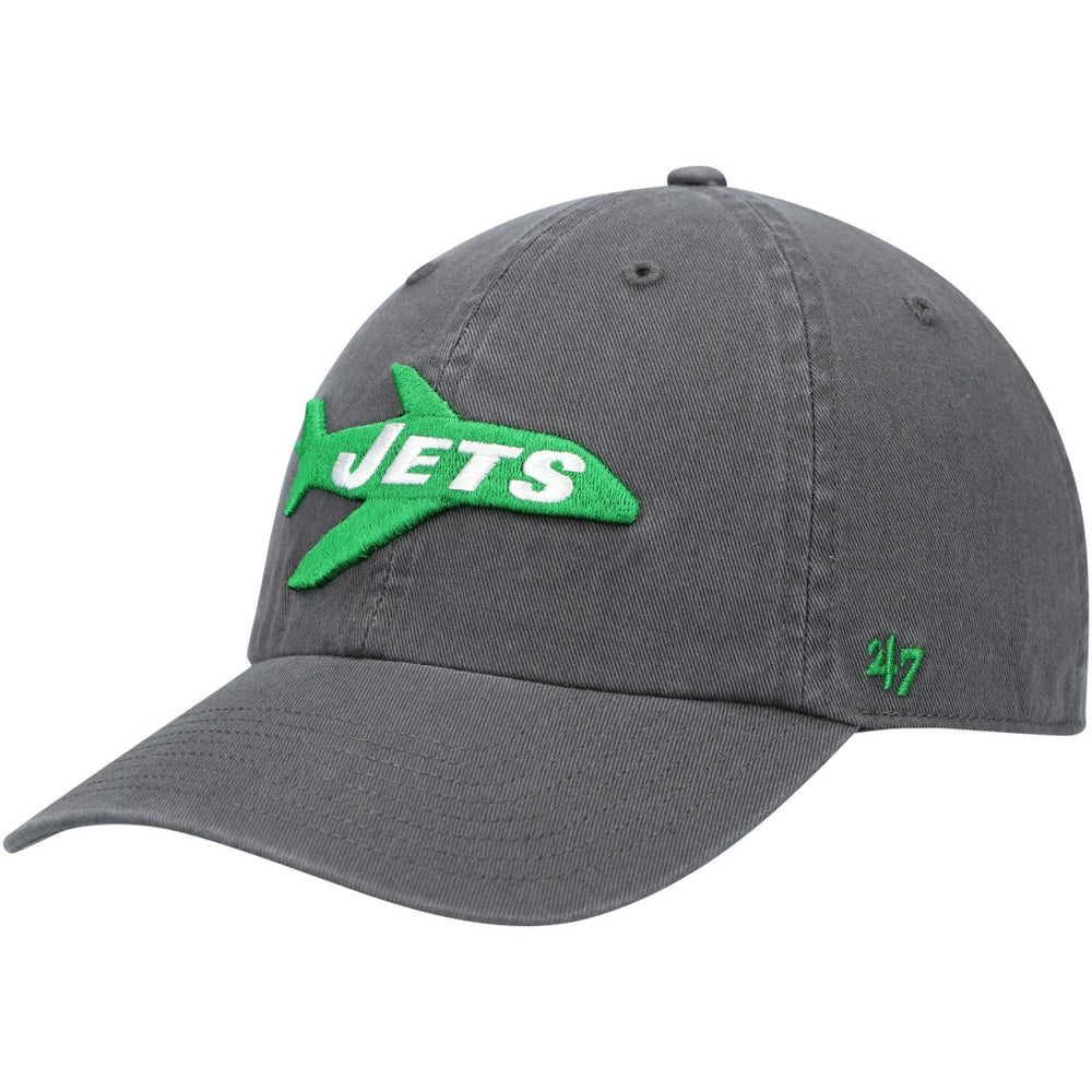New York Jets '47 Clean Up Adjustable Hat - Charcoal sale
