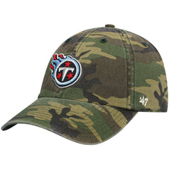 Tennessee Titans '47 Woodland Clean Up Adjustable Hat - Camo on sale