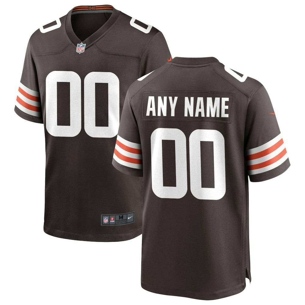 Cleveland Browns Custom Game Jersey - Brown | Nike for sale