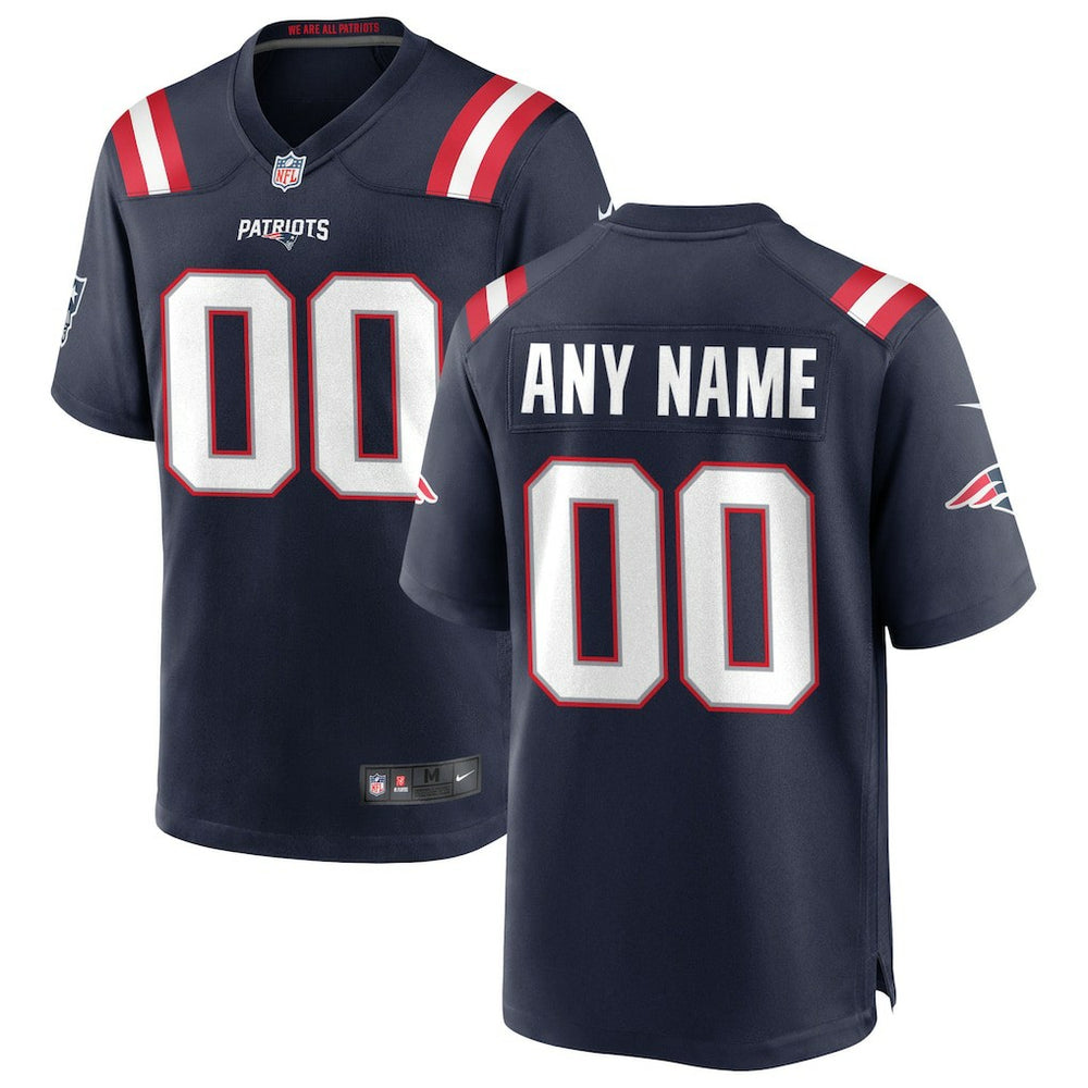 New England Patriots Custom Game Jersey - Navy | Nike discount