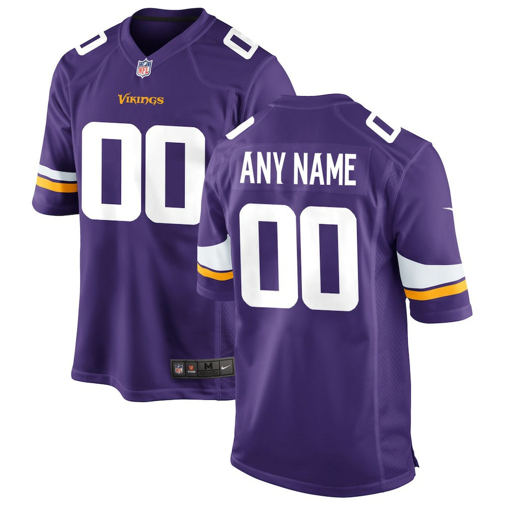 Minnesota Vikings Custom Game Jersey - Purple | Nike cheap