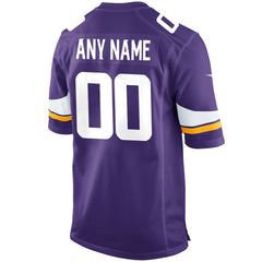 Minnesota Vikings Custom Game Jersey - Purple | Nike cheap