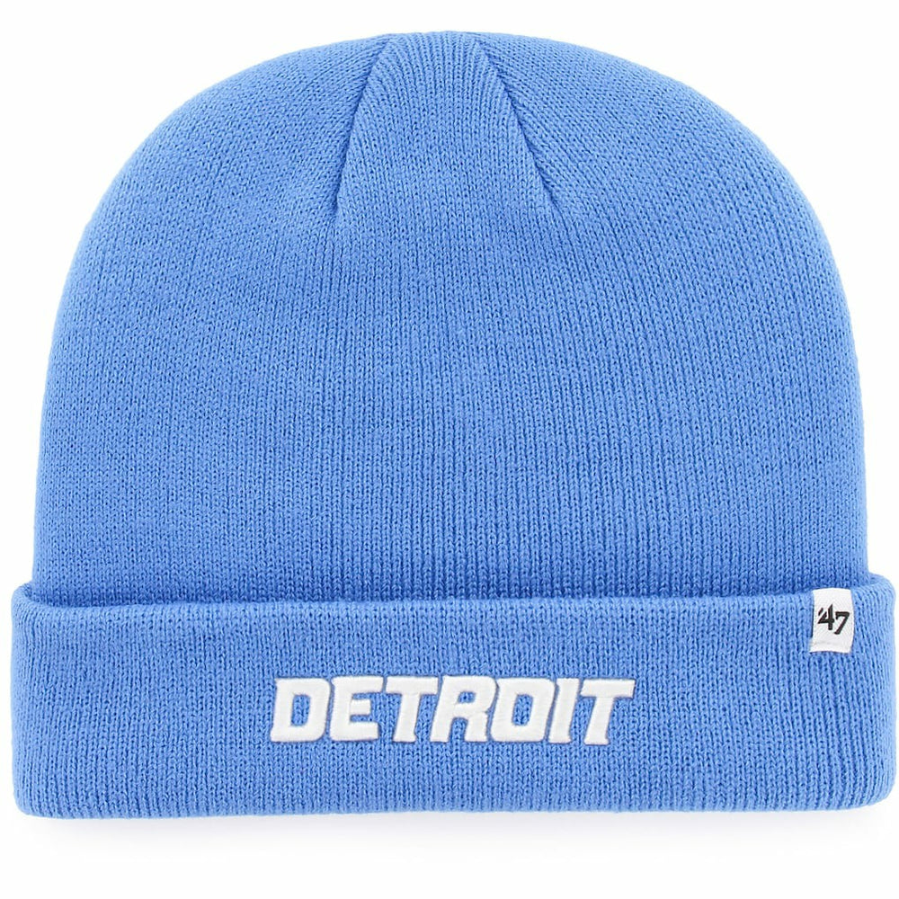 Detroit Lions '47 Youth Basic Cuffed Knit Hat - Blue discount