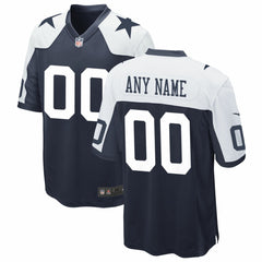 Dallas Cowboys Alternate Custom Game Jersey - Navy | Nike outlet