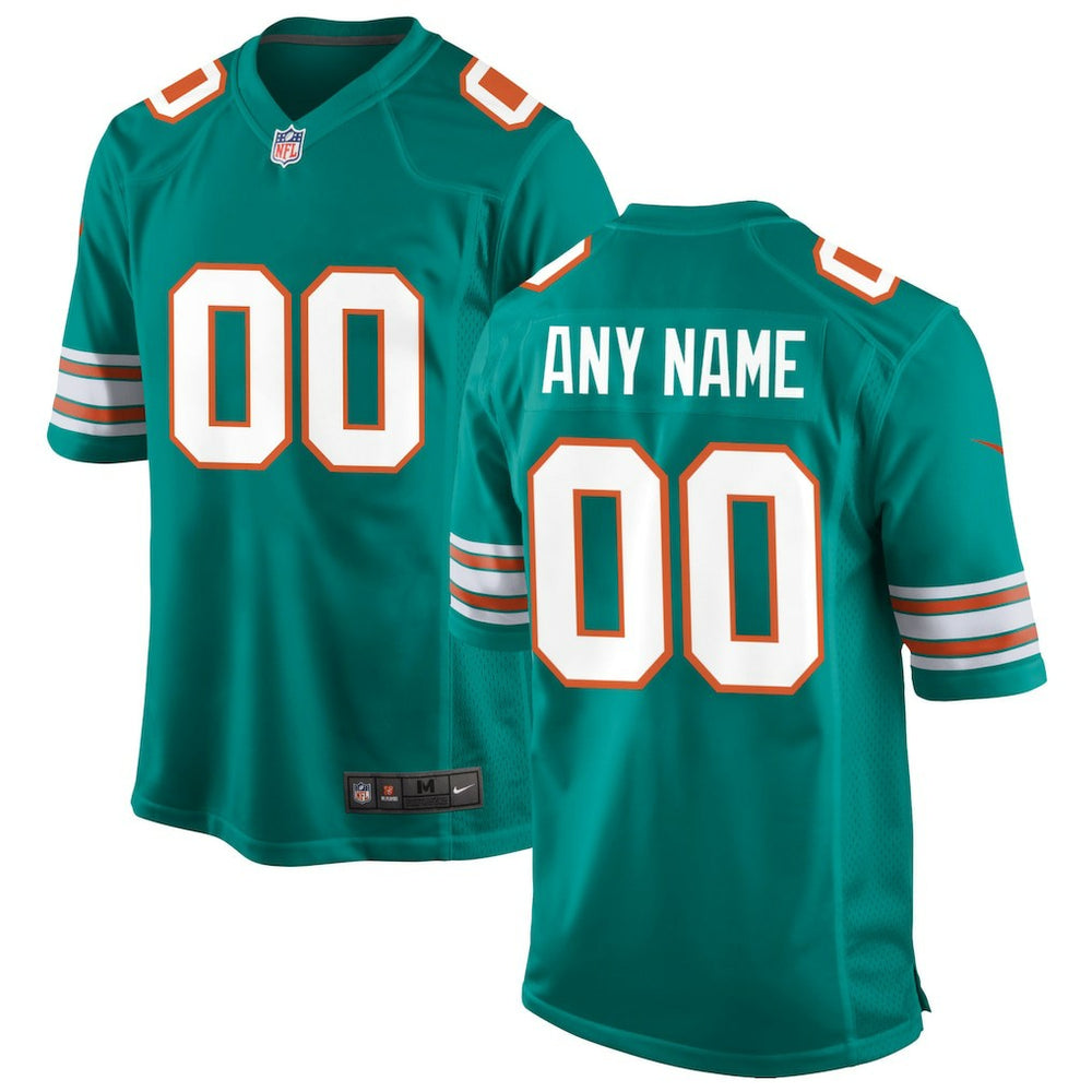 Miami Dolphins Alternate Custom Game Jersey - Aqua | Nike online