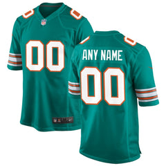 Miami Dolphins Alternate Custom Game Jersey - Aqua | Nike online