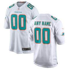 Miami Dolphins Custom Game Jersey - White | Nike cheap