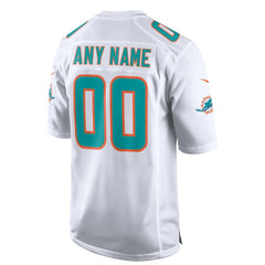 Miami Dolphins Custom Game Jersey - White | Nike cheap