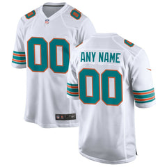 Miami Dolphins Alternate Custom Game Jersey - White | Nike cheap