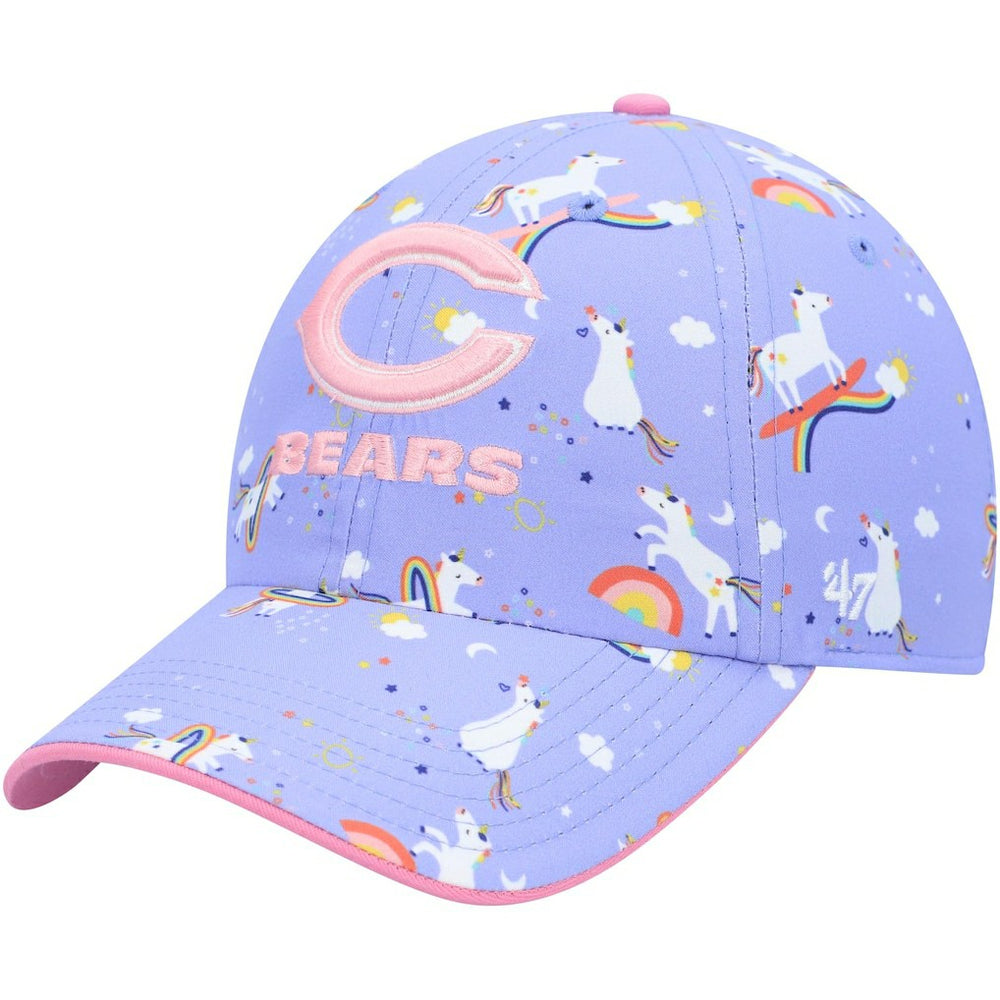 Chicago Bears '47 Girls Preschool Unicorn Clean Up Adjustable Hat - Purple outlet