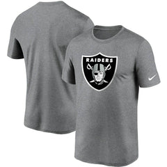 Las Vegas Raiders Logo Essential Legend Performance T-Shirt - Heathered Charcoal | Nike cheap