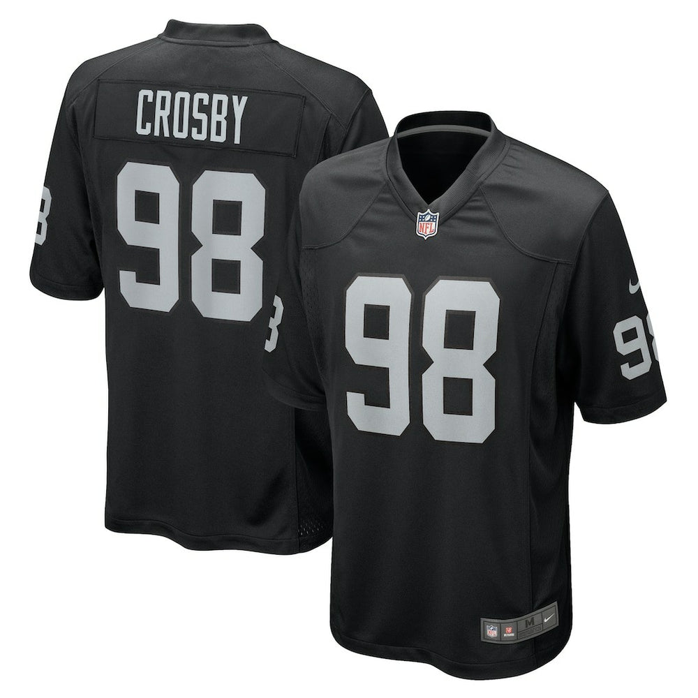 Maxx Crosby Las Vegas Raiders Game Jersey - Black | Nike for sale