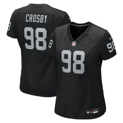 Maxx Crosby Las Vegas Raiders Women's Jersey - Black | Nike cheap