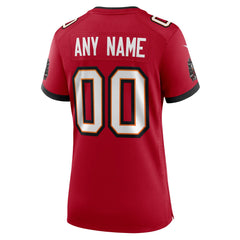 Tampa Bay Buccaneers Women's Custom Game Jersey - Red | Nike for sale