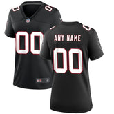 Atlanta Falcons Women's Throwback Custom Game Jersey - Black | Nike cheap