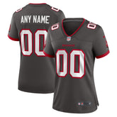 Tampa Bay Buccaneers Women's Alternate Custom Game Jersey - Pewter | Nike on sale