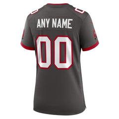 Tampa Bay Buccaneers Women's Alternate Custom Game Jersey - Pewter | Nike on sale