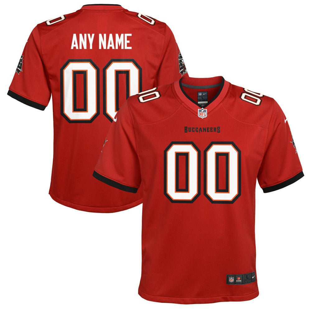 Tampa Bay Buccaneers Youth Custom Game Jersey - Red | Nike for sale