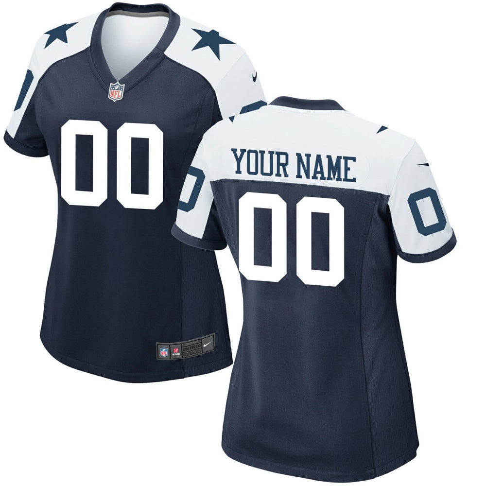 Dallas Cowboys Women's Alternate Custom Game Jersey - Navy | Nike online