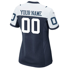Dallas Cowboys Women's Alternate Custom Game Jersey - Navy | Nike online