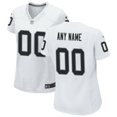 Las Vegas Raiders Women's Custom Game Jersey - White | Nike for sale