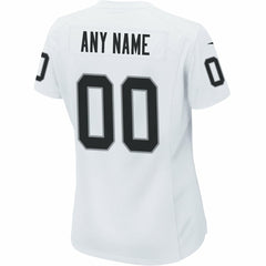 Las Vegas Raiders Women's Custom Game Jersey - White | Nike for sale