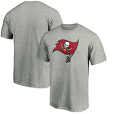Tampa Bay Buccaneers Primary Logo T-Shirt - Heather Gray for sale