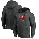 Tampa Bay Buccaneers Primary Logo Pullover Hoodie - Heather Charcoal for sale
