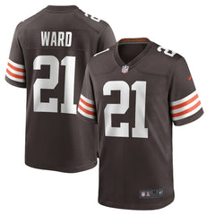 Denzel Ward Cleveland Browns Player Game Jersey - Brown | Nike sale