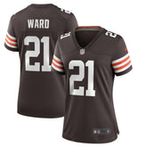 Denzel Ward Cleveland Browns Women's Player Game Jersey - Brown | Nike for sale