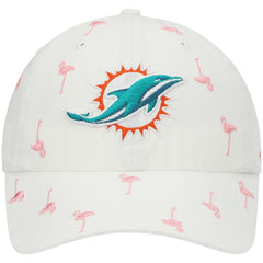 Miami Dolphins '47 Women's Confetti Clean Up Adjustable Hat - White on sale