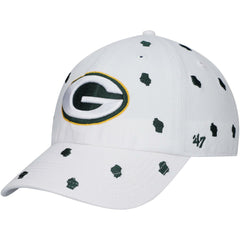 Green Bay Packers '47 Women's Confetti Clean Up Adjustable Hat - White cheap