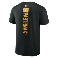David Pastrnak Boston Bruins Playmaker T-Shirt Black