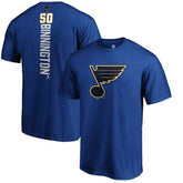 Jordan Binnington St. Louis Blues Playmaker T-Shirt Royal