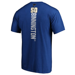 Jordan Binnington St. Louis Blues Playmaker T-Shirt Royal