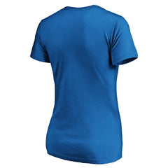 Los Angeles Chargers Women's Victory Arch V-Neck T-Shirt - Blue discount