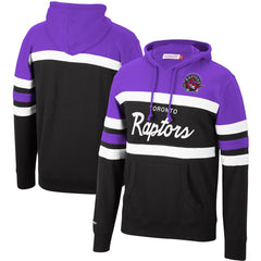 Toronto Raptors Head Coach Pullover Hoodie - Purple/Black | Mitchell & Ness discount