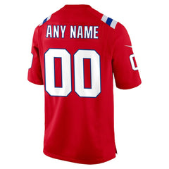 New England Patriots Alternate Custom Jersey - Red | Nike sale