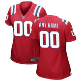 New England Patriots Women's Alternate Custom Jersey - Red | Nike cheap