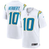 Justin Herbert Los Angeles Chargers Game Jersey - White | Nike for sale