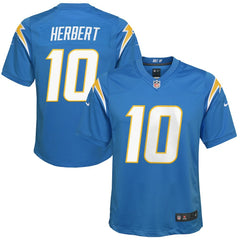 Justin Herbert Los Angeles Chargers Youth Game Jersey - Powder Blue | Nike online