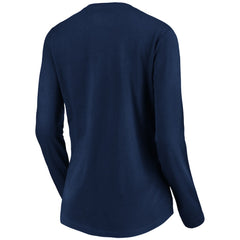 Indianapolis Colts Women's Banner Wave V-Neck Long Sleeve T-Shirt - Navy cheap