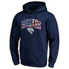 Jacksonville Jaguars Banner Wave Fitted Pullover Hoodie - Navy online
