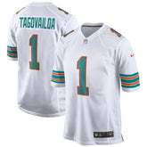 Tua Tagovailoa Miami Dolphins 2nd Alternate Game Jersey - White | Nike online