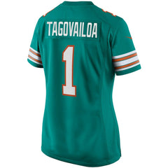 Tua Tagovailoa Miami Dolphins Women's Alternate Game Jersey - Aqua | Nike sale